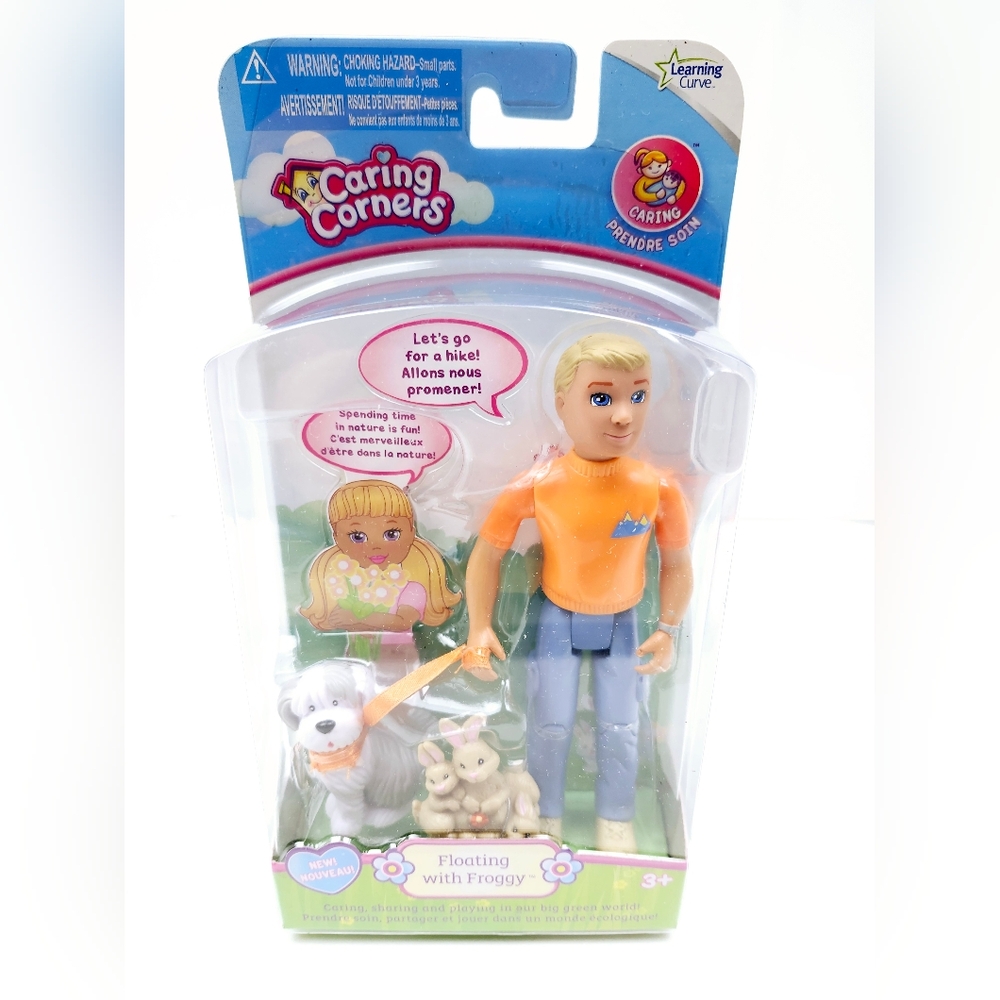 Floating With Froggy Mrs Goodbee Learning Curve Caring Corners Doll Set NEW